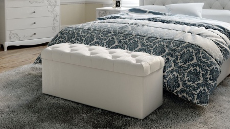 Пуф №3 с Ящиком для Хранения Разные Цвета/Ш-1040 × Г-365 × В-465 мм