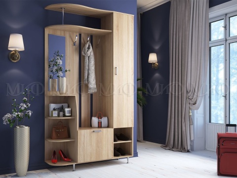 Прихожая Линда-2 (Ш-1200 × В-2150 × Г-364 мм) Универсальная Сборка/Разные Цвета 