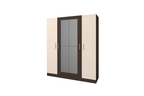 Шкаф Лейла (Ш-1600 х В-1900 х Г-466 мм)/Разные Цвета