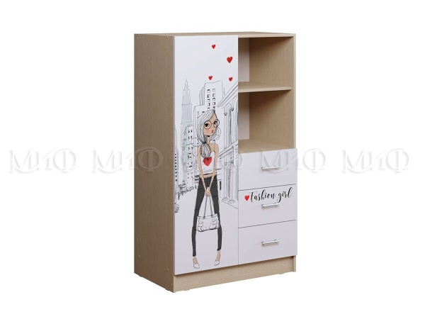 Шкаф Комбинированный Вегаc Girl (Ш-802/В-1376/Г-460)